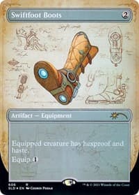 Swiftfoot Boots - Secret Lair Drop Series - Magic: The Gathering card