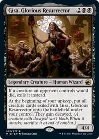 Gisa, Glorious Resurrector - Innistrad: Midnight Hunt - Magic: The Gathering card