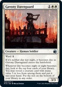 Gavony Dawnguard - Innistrad: Midnight Hunt - Magic: The Gathering card