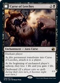 Curse of Leeches - Innistrad: Midnight Hunt - Magic: The Gathering card