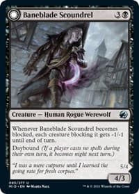 Baneblade Scoundrel - Innistrad: Midnight Hunt - Magic: The Gathering card