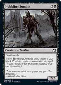 Hobbling Zombie - Innistrad: Midnight Hunt - Magic: The Gathering card