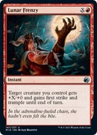 Lunar Frenzy - Innistrad: Midnight Hunt - Magic: The Gathering card