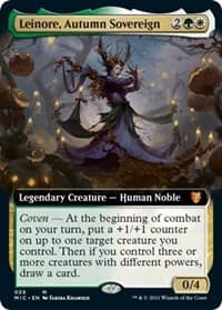 Leinore, Autumn Sovereign (Extended Art) - Commander: Innistrad: Midnight Hunt - Magic: The Gathering card