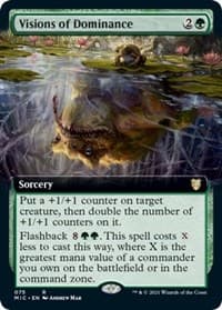 Visions of Dominance (Extended Art) - Commander: Innistrad: Midnight Hunt - Magic: The Gathering card