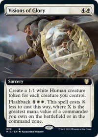 Visions of Glory (Extended Art) - Commander: Innistrad: Midnight Hunt - Magic: The Gathering card