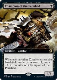 Champion of the Perished (Extended Art) - Innistrad: Midnight Hunt - Magic: The Gathering card