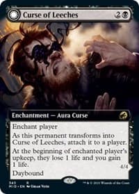 Curse of Leeches (Extended Art) - Innistrad: Midnight Hunt - Magic: The Gathering card