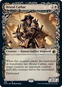 Brutal Cathar (Showcase) - Innistrad: Midnight Hunt - Magic: The Gathering card