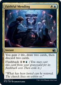 Faithful Mending - Innistrad: Midnight Hunt - Magic: The Gathering card