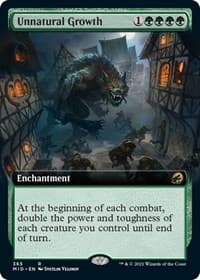 Unnatural Growth (Extended Art) - Innistrad: Midnight Hunt - Magic: The Gathering card