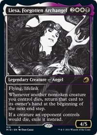 Liesa, Forgotten Archangel (Showcase) - Innistrad: Midnight Hunt - Magic: The Gathering card