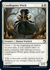 Candlegrove Witch - Innistrad: Midnight Hunt - Magic: The Gathering card