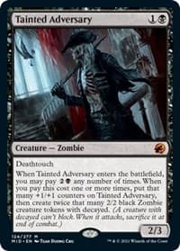 Tainted Adversary - Innistrad: Midnight Hunt - Magic: The Gathering card