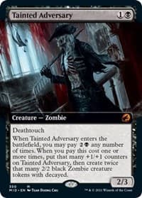 Tainted Adversary (Extended Art) - Innistrad: Midnight Hunt - Magic: The Gathering card