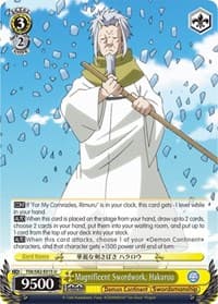 Magnificent Swordwork, Hakurou - That Time I Got Reincarnated as a Slime Vol.2 - Weiss Schwarz card