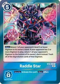Raddle Star - Double Diamond - Digimon Card Game card