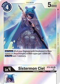 Sistermon Ciel - Double Diamond - Digimon Card Game card