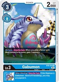 Gabumon - Double Diamond - Digimon Card Game card