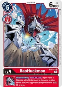 BaoHuckmon - Double Diamond - Digimon Card Game card