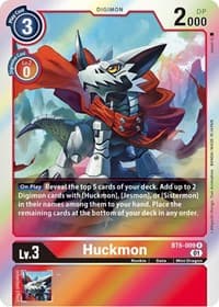 Huckmon - Double Diamond - Digimon Card Game card
