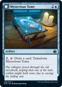Mysterious Tome - Innistrad: Midnight Hunt - Magic: The Gathering card
