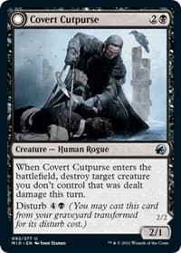 Covert Cutpurse - Innistrad: Midnight Hunt - Magic: The Gathering card