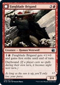 Fangblade Brigand - Innistrad: Midnight Hunt - Magic: The Gathering card