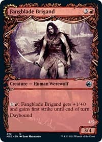 Fangblade Brigand (Showcase) - Innistrad: Midnight Hunt - Magic: The Gathering card