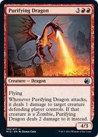 Purifying Dragon - Innistrad: Midnight Hunt - Magic: The Gathering card