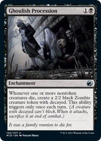 Ghoulish Procession - Innistrad: Midnight Hunt - Magic: The Gathering card