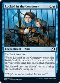 Locked in the Cemetery - Innistrad: Midnight Hunt - Magic: The Gathering card