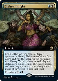 Siphon Insight (Extended Art) - Innistrad: Midnight Hunt - Magic: The Gathering card
