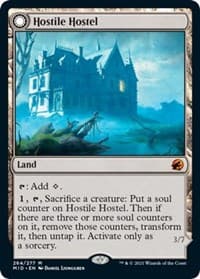 Hostile Hostel - Innistrad: Midnight Hunt - Magic: The Gathering card