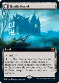 Hostile Hostel (Extended Art) - Innistrad: Midnight Hunt - Magic: The Gathering card