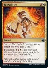 Sacred Fire - Innistrad: Midnight Hunt - Magic: The Gathering card