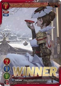 Mikage, Winter Godmother (Winner) - Gate Ruler Promo Cards - Gate Ruler card