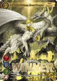 Albavolt, Platinum Grand Dragon (Winner) - Gate Ruler Promo Cards - Gate Ruler card