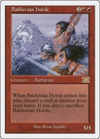 Balduvian Horde - Classic Sixth Edition - Magic: The Gathering card