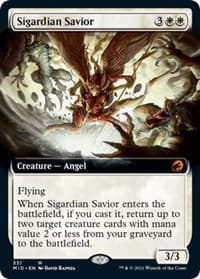 Sigardian Savior (Extended Art) - Innistrad: Midnight Hunt - Magic: The Gathering card