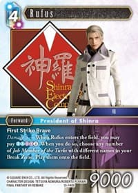 Rufus - Crystal Dominion - Final Fantasy TCG card