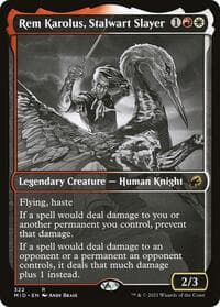 Rem Karolus, Stalwart Slayer (Showcase) - Innistrad: Midnight Hunt - Magic: The Gathering card