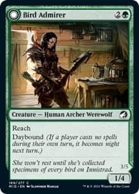 Bird Admirer - Innistrad: Midnight Hunt - Magic: The Gathering card