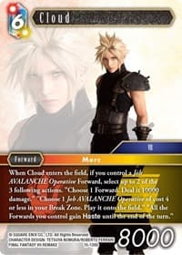 Cloud - Crystal Dominion - Final Fantasy TCG card