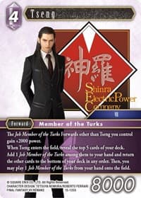 Tseng - Crystal Dominion - Final Fantasy TCG card