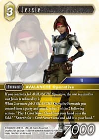 Jessie - Crystal Dominion - Final Fantasy TCG card