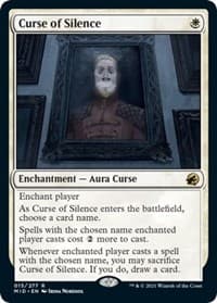 Curse of Silence - Innistrad: Midnight Hunt - Magic: The Gathering card