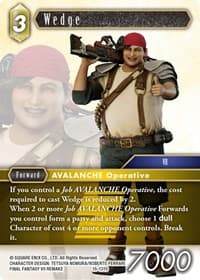 Wedge - Crystal Dominion - Final Fantasy TCG card