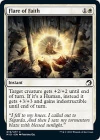 Flare of Faith - Innistrad: Midnight Hunt - Magic: The Gathering card