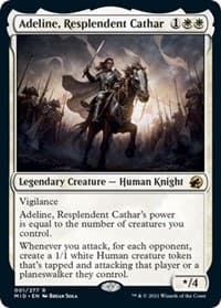 Adeline, Resplendent Cathar - Innistrad: Midnight Hunt - Magic: The Gathering card